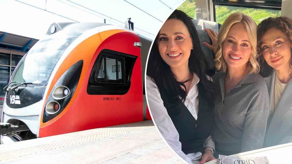 Потяг Інтерсіті перетворився на арт-об’єкт від Барбари Крюгер: на презентацію завітали зірки