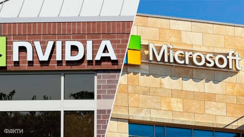 Nvidia знову стала найдорожчою компанією у світі, обігнавши Microsoft