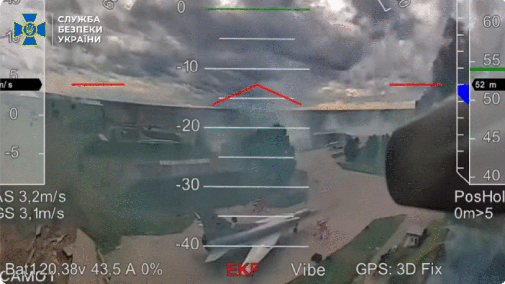 Від вильоту з фури до удару по літаку: СБУ показала нове відео з операції Павутина