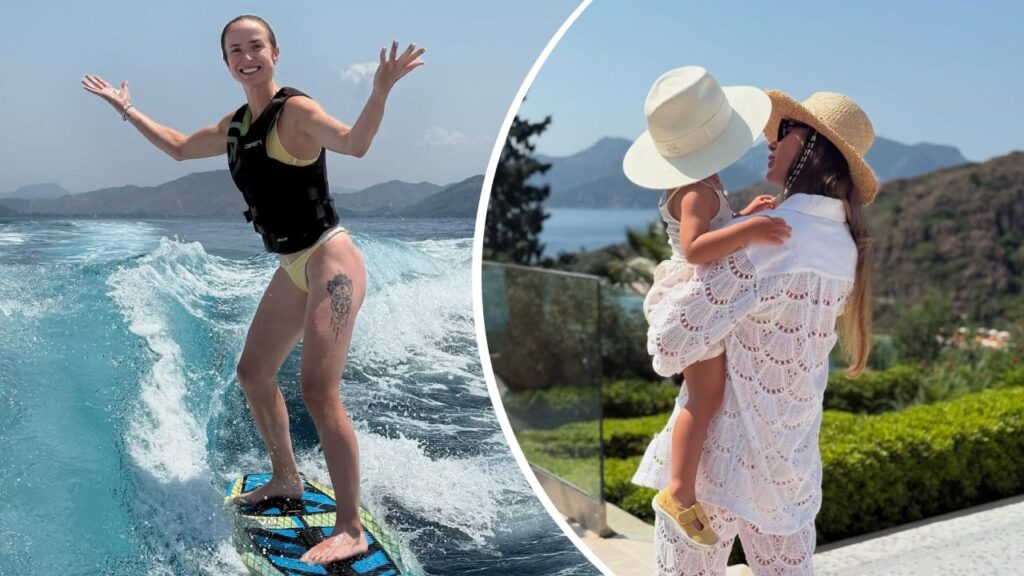 Світоліна показала яскраві фото з донькою та як серфить перед Вімблдоном Світоліна показала яскраві фото з донькою та як серфить перед Вімблдоном
