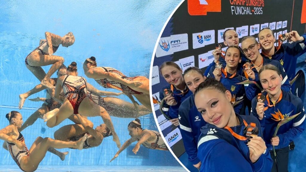 Українські синхроністки вибороли срібло на чемпіонаті Європи-2025 Українські синхроністки вибороли срібло на чемпіонаті Європи-2025