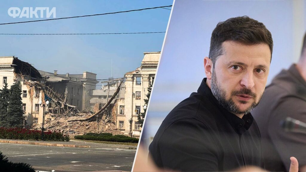 Жодного військового сенсу, хворі істоти: Зеленський про удар РФ по Херсонській ОДА Жодного військового сенсу, хворі істоти: Зеленський про удар РФ по Херсонській ОДА