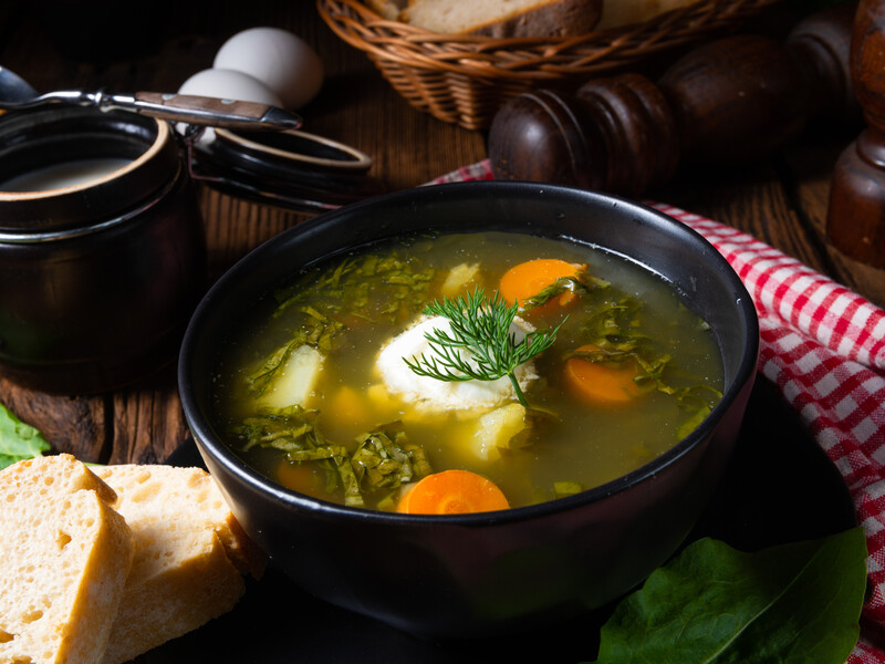 "Справжній смак дитинства!" Зелений борщ за родинним рецептом Глінської