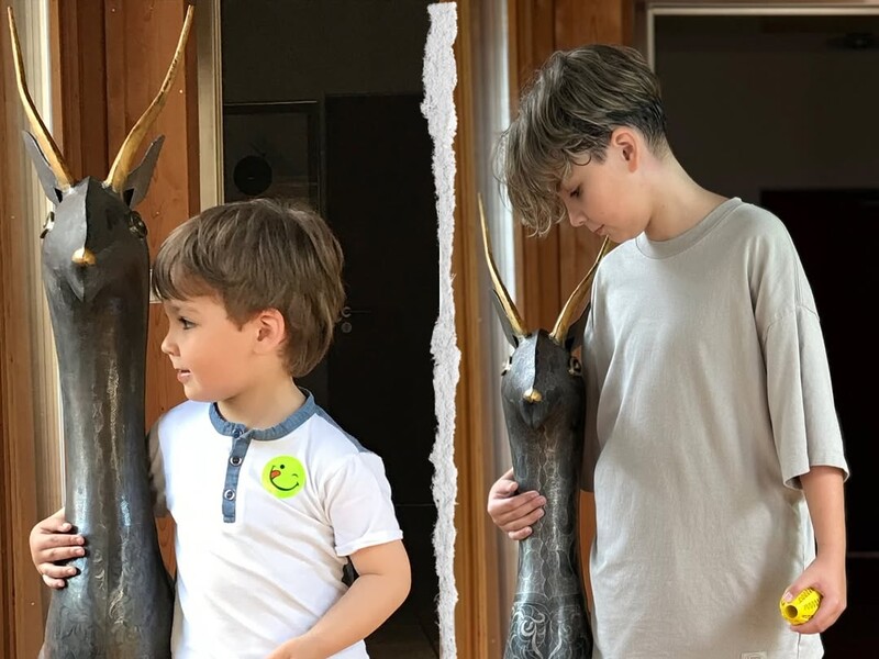 Галкін показав, як змінився його син за вісім років