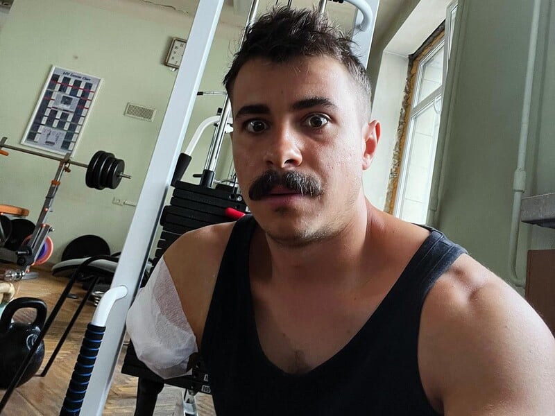 Ярослав Грубич, який після поранення на фронті втратив руку, розповів про свою реабілітацію