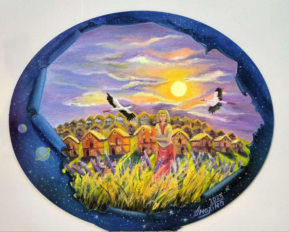 Магія живопису та щедрість сердець: у Києві відкрилася виставка “Коли квітне літо”