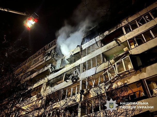 Нічна масована атака на Київ: усе про влучання, загиблих і руйнування (фото, відео)