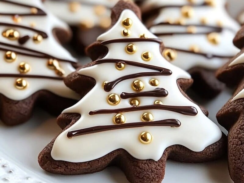 Усього 10 хвилин – і неймовірно смачне шоколадне печиво готове. Рецепт тіста й королівської глазурі