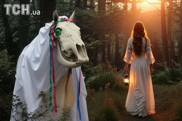 Моторошні зимові традиції Європи: страхітлива кобиляча голова з Вельсу