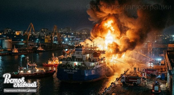 Атака БпЛА на порт у РФ: уражено танкер із нафтопродуктами, є загиблі та поранені