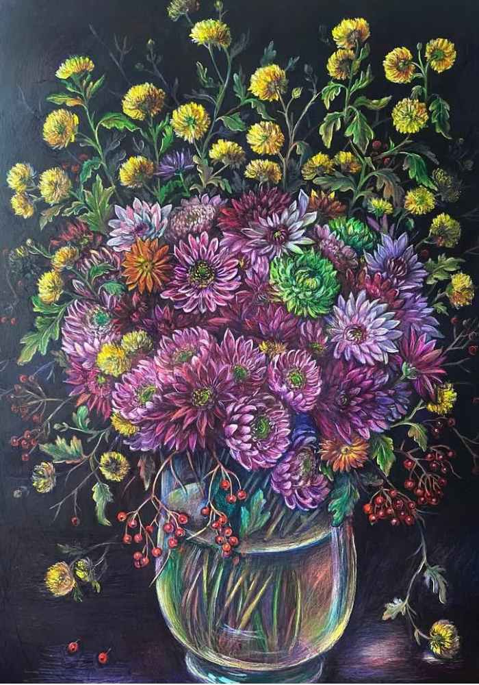 Коли мистецтво стає терапією: фінальна виставка року «Дивний сон» у бібліотеці Павла Тичини