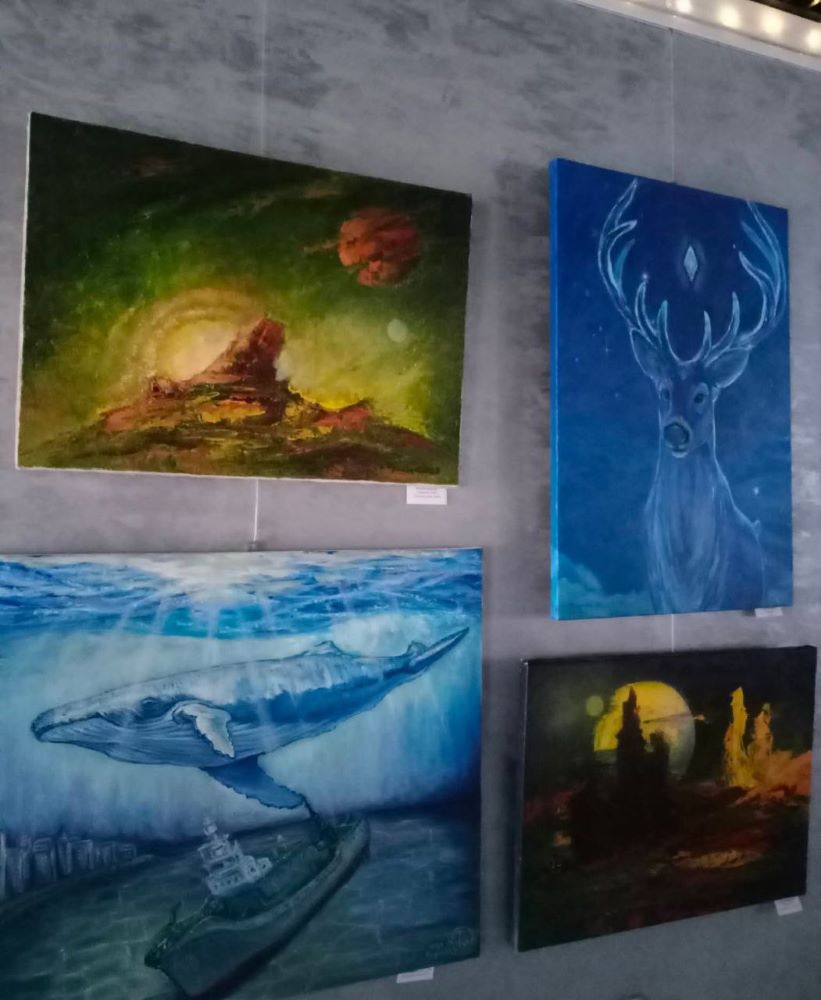 Коли мистецтво стає терапією: фінальна виставка року «Дивний сон» у бібліотеці Павла Тичини