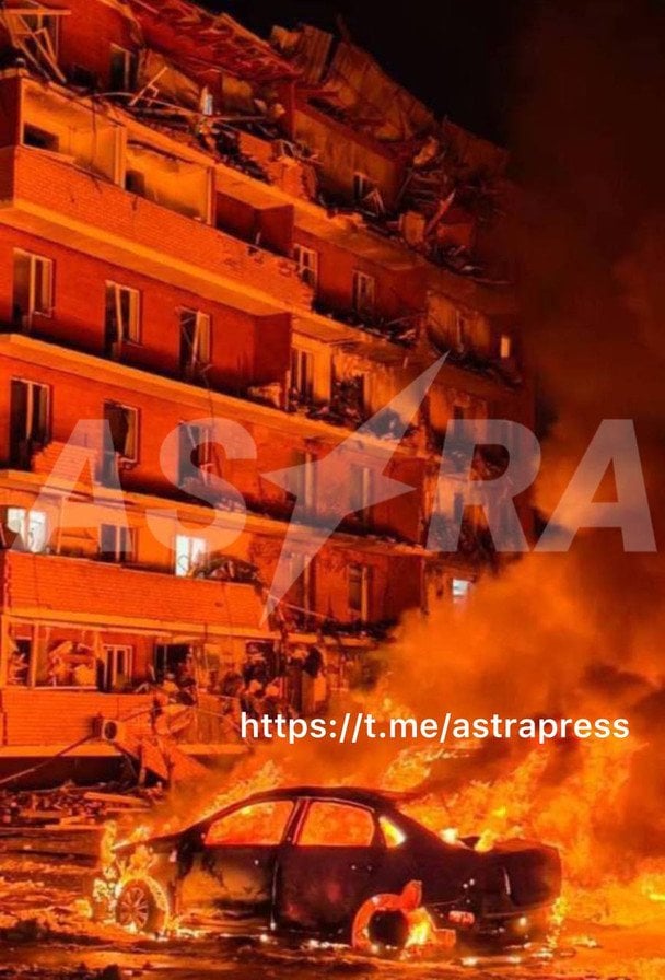 Російська ракета ППО влучила в житловий будинок у Новій Адигеї: 8 постраждалих