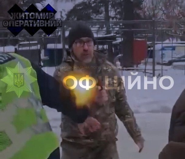 Під Житомиром військовий ТЦК відкрив вогонь під час суперечки з цивільними (відео)