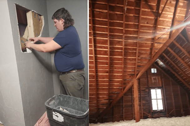 Подружжя випадково знайшло прихований поверх у власному будинку (фото)