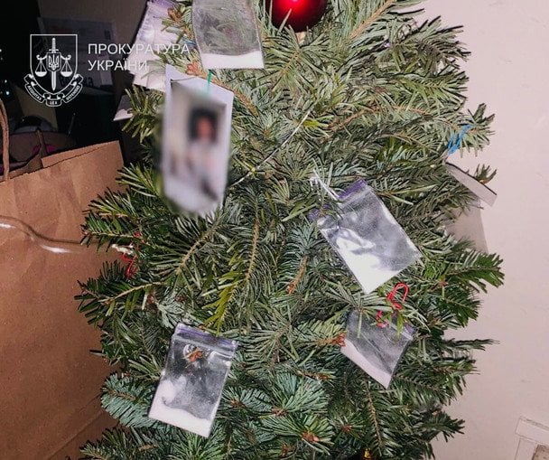 У Києві іноземець прикрасив ялинку "особливими іграшками": що знайшли правоохоронці