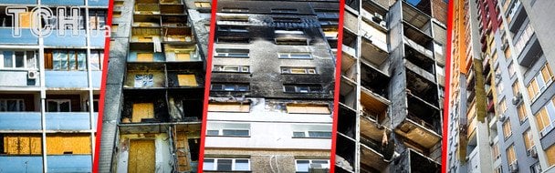 Київ у руїнах: чому після ушкоджень будинків у столиці дронами та ракетами про киян забувають