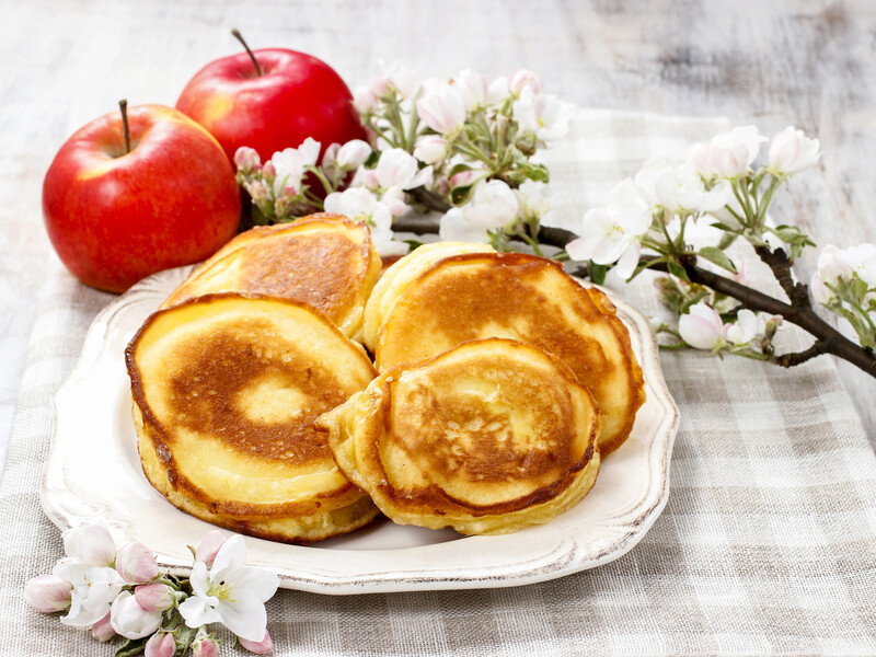 Смачні й соковиті оладки-присканці. Покроковий рецепт