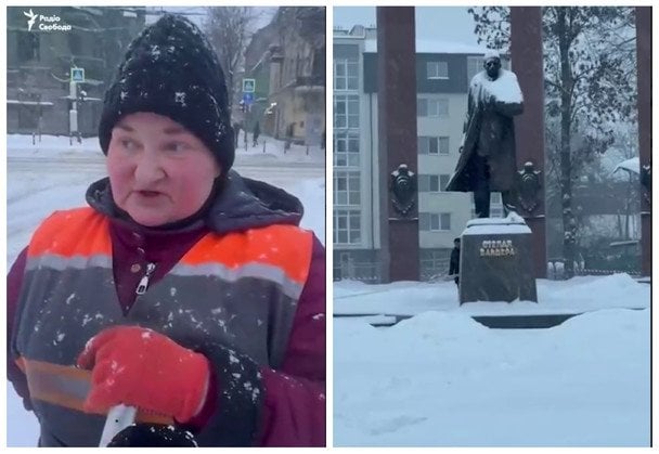 "Був гучний вибух": прибиральниця зі Львова описала приліт "Шахеда" біля Бандери