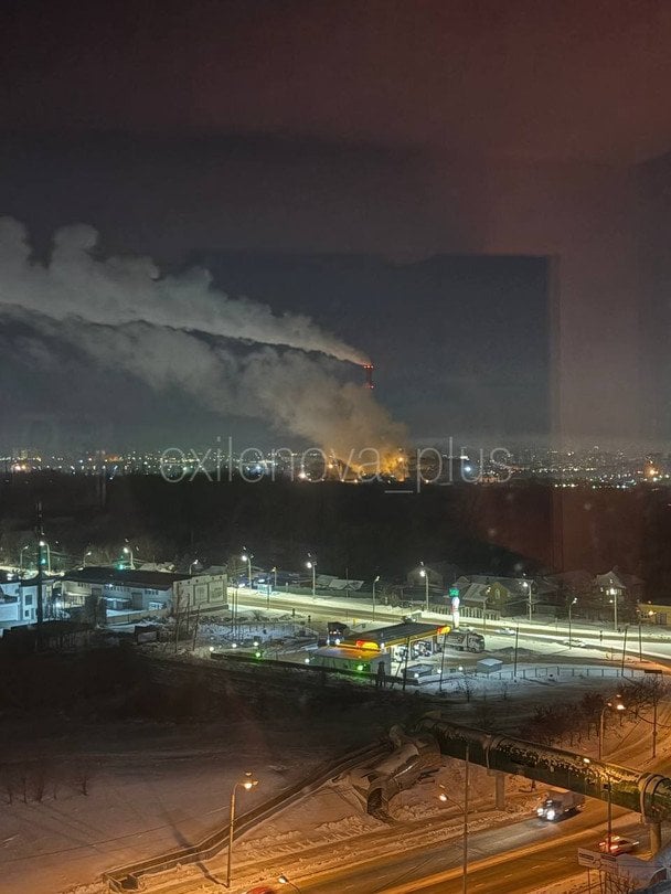 Безпілотники атакували ТЕЦ на території Росії: відео очевидців показує наслідки