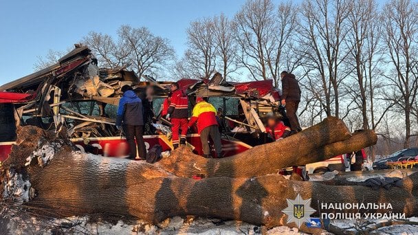 На Львівщині пасажирський автобус "Відень–Київ" потрапив у ДТП, багато постраждалих (фото)