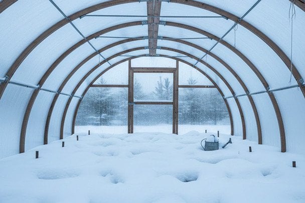 Час заносити сніг до теплиць: кому і навіщо це робити