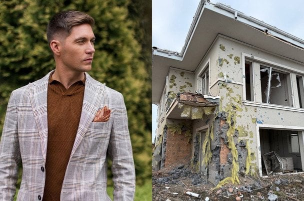 Дружина Остапчука показала будинок після ворожого "прильоту" і розповіла про наслідки