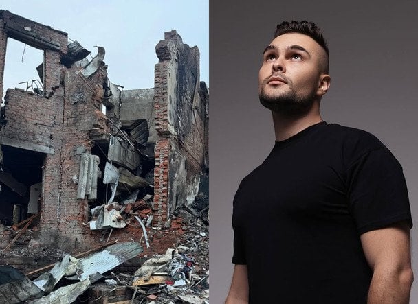 Будинок відомого українського співака повністю знищила російська ракета: його рідні госпіталізовані