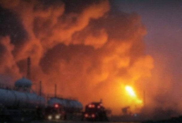 Вибух на Харківщині: росіяни атакували об’єкт видобутку газу