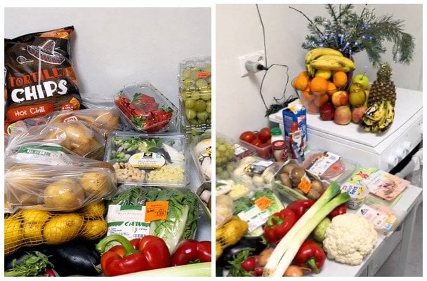 Українець ошелешив набором продуктів для біженців у Німеччині (відео)