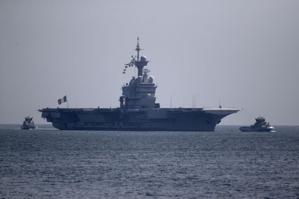 Російський дрон наблизився до авіаносця Франції у Балтійському морі