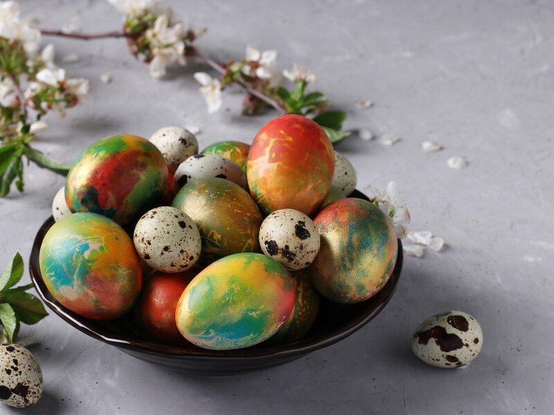 "Яйця виходять дуже ефектними". Як створити мармурові крашанки
