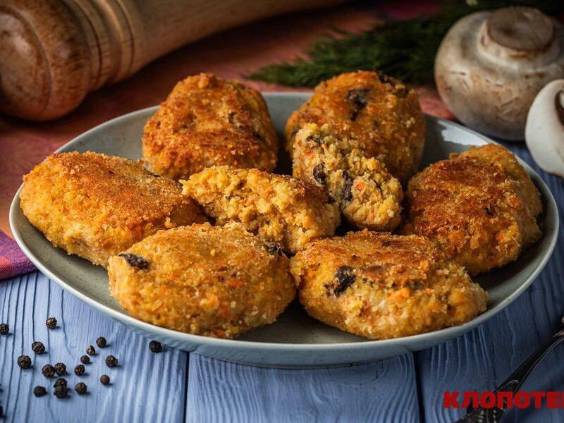 Такі котлети без м'яса добре тримають форму. Рецепт ситної пісної страви