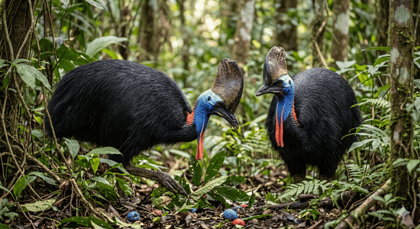 Вчені розкрили секрет найнебезпечніших птахів у світі: що приховує “шолом” казуарів