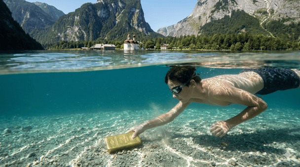 Скарб на дні озера: підліток несподівано розбагатів під час купання