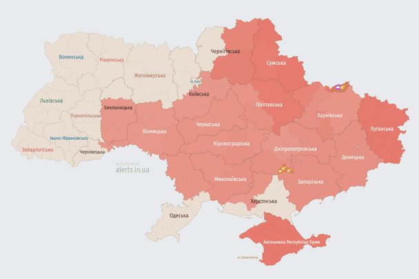 Росія масовано атакує Україну ударними БпЛА — ПС