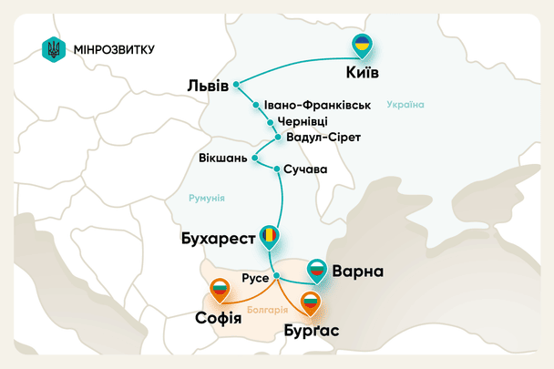 До Болгарії — залізницею: Україна запускає прямий потяг до Варни