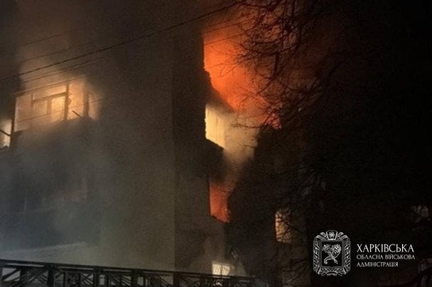 Черговий "приліт" ворожого дрону в багатоповерхівку зафіксовано на Харківщині — що відомо