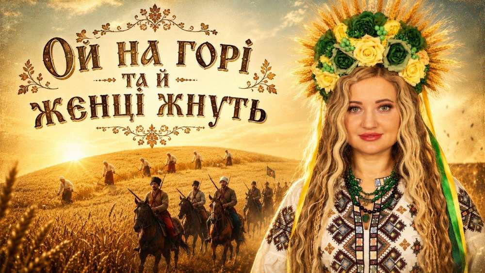 «Ой на горі та й женці жнуть» у новому звучанні: військова співачка Охтирчанка випустила сучасний folk-реліз