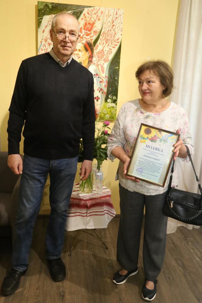 Відкриття виставки Марії Полякової «Україна крізь призму сьогодення» у Вишгороді