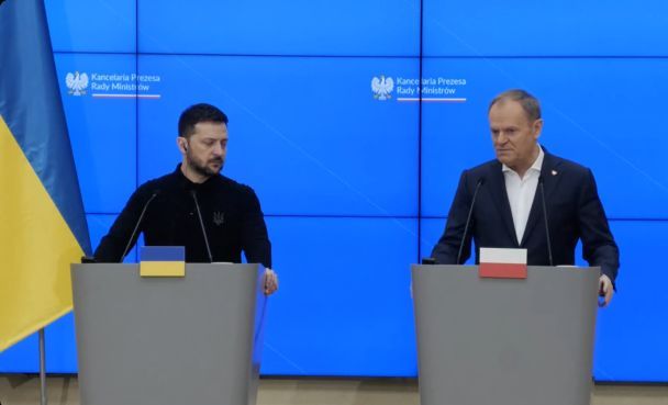 Візит Зеленського до Польщі: Туск розкрив перші деталі
