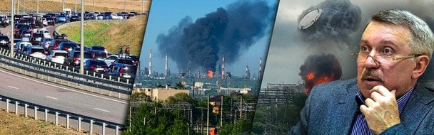 Росіяни б’ються в чергах за бензином — Путін у глухому куті: інтерв’ю з Михайлом Гончаром