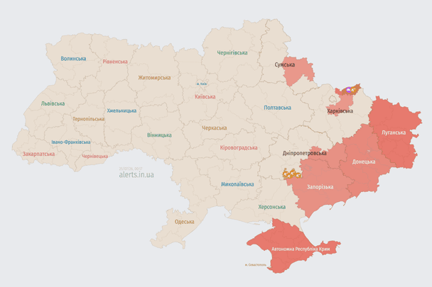 Враг атакує Україну ударними БпЛА: напрямок руху