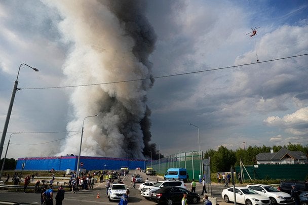 У Росії вперше атакували склад OZON після серії ударів по Wildberries (оновлено)