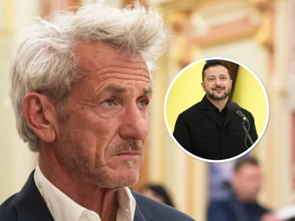 Друг України Пенн встав на коліна перед Зеленським. Як відреагував президент. Відео
