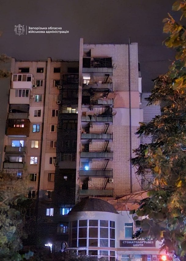 У Запоріжжі вже шестеро постраждалих після атаки дронів: тривога триває понад дві години