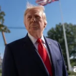 Трамп на трибуні демонстративно вилив воду на підлогу. Перед цим він вихвалявся своїм розумом. Відео