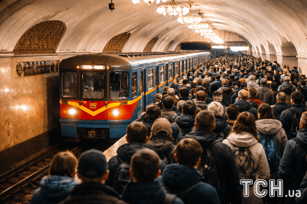 Шалені натовпи в метро і виламані двері: що відбувається в підземці